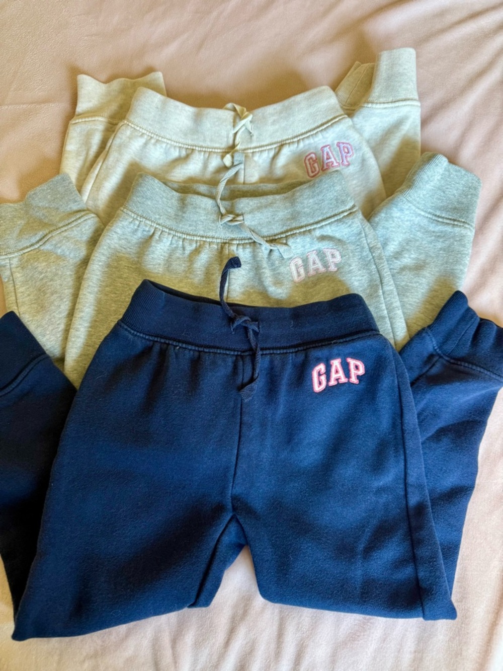 GAP Kids Girls Kids Relaxed Joggers size 5 Years (Set  of 3 )
